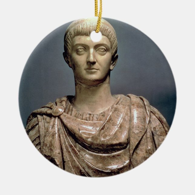 Constantine I (c.274-337) c.350 AD (marble) Ceramic Ornament (Front)
