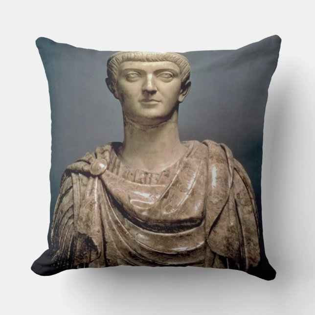 Constantine I (c.274-337) c.350 AD (marble) Cushion (Front)