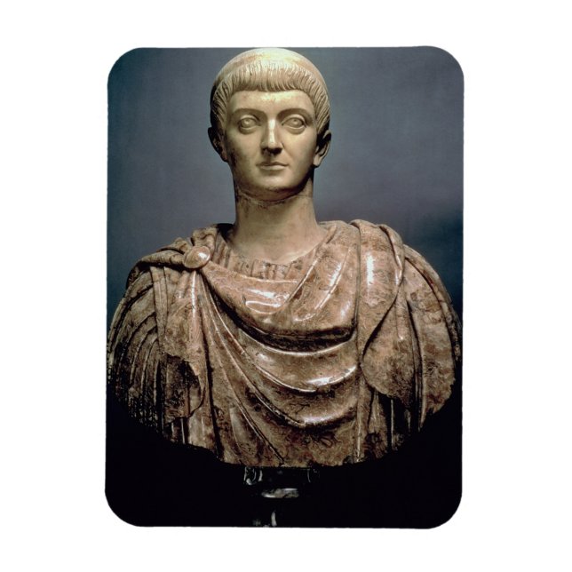 Constantine I (c.274-337) c.350 AD (marble) Magnet (Vertical)