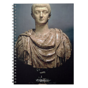 Constantine I (c.274-337) c.350 AD (marble) Notebook
