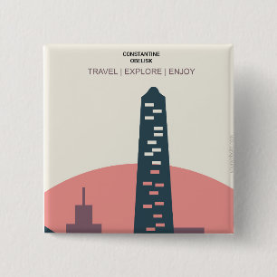 Constantine Obelisk 15 Cm Square Badge