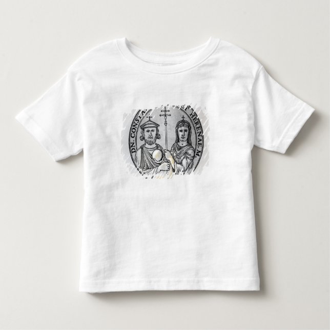 Constantine VI  and his Mother Irene Toddler T-Shirt (Front)