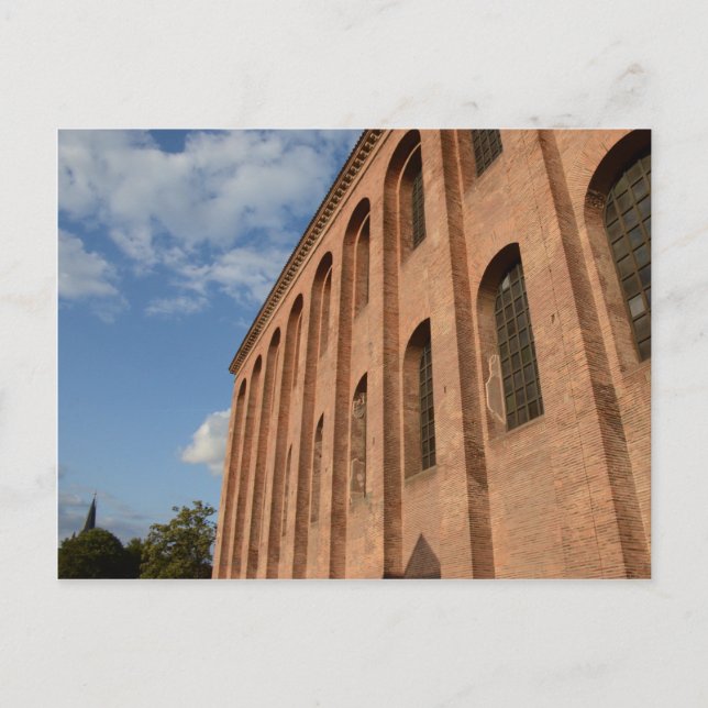Constantine's Basilica In Trier Postcard (Front)