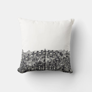 Constantinople capital of the Roman Empire Cushion