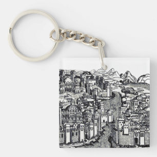 Constantinople capital of the Roman Empire Key Ring