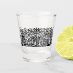 Constantinople capital of the Roman Empire Shot Glass