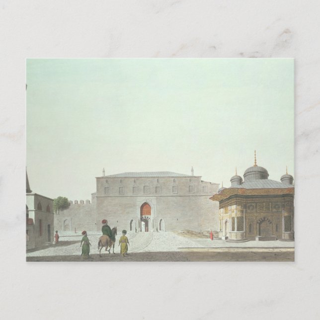 Constantinople: Haghia Sophia Square showing the f Postcard (Front)
