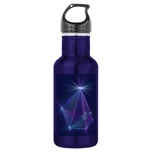Constellation, Abstract Fantasy Fractal Art 532 Ml Water Bottle (Front)