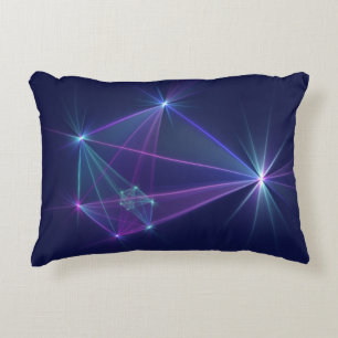 Constellation, Abstract Fantasy Fractal Art Decorative Cushion