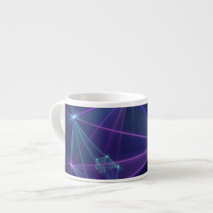 Constellation, Abstract Fantasy Fractal Art Espresso Cup