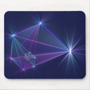 Constellation, Abstract Fantasy Fractal Art Mouse Pad