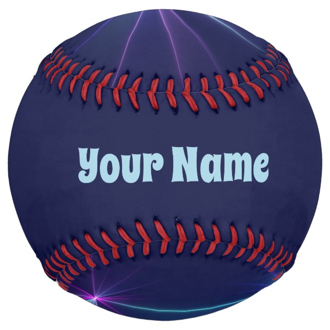 Constellation, Abstract Fantasy Fractal Art Name Softball (Front)