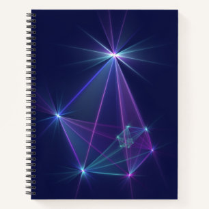 Constellation, Abstract Fantasy Fractal Art Notebook