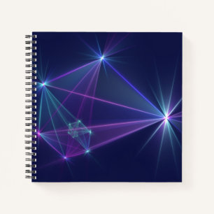 Constellation, Abstract Fantasy Fractal Art Notebook