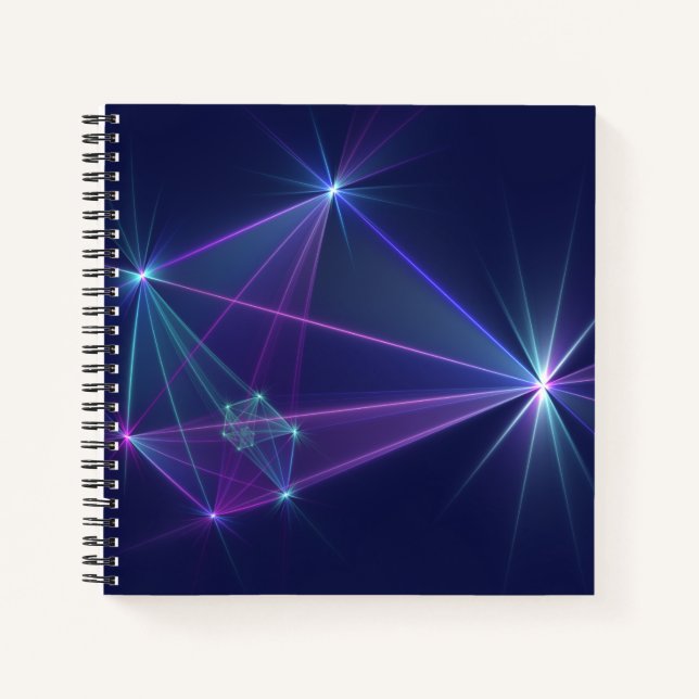 Constellation, Abstract Fantasy Fractal Art Notebook (Front)