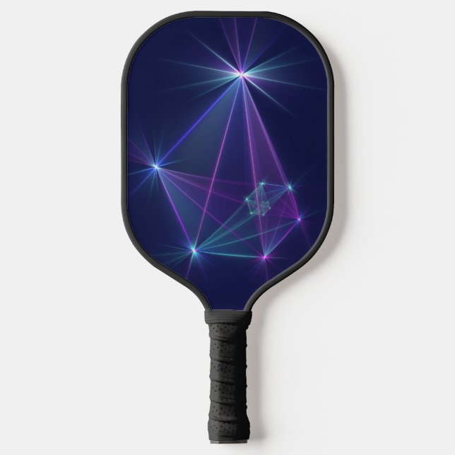 Constellation, Abstract Fantasy Fractal Art Pickleball Paddle (Front)