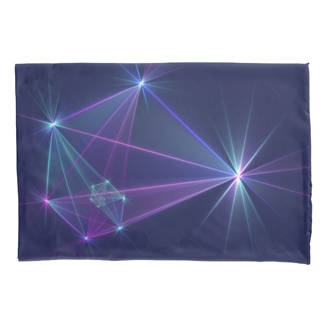 Constellation, Abstract Fantasy Fractal Art Pillowcase (Front)