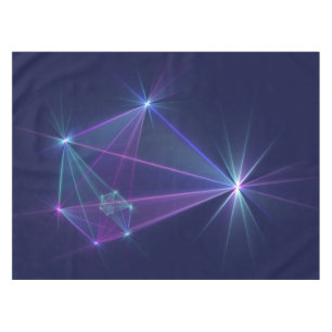 Constellation, Abstract Fantasy Fractal Art Tablecloth