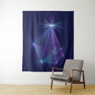 Constellation, Abstract Fantasy Fractal Art Tapestry