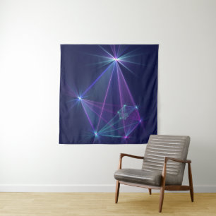 Constellation, Abstract Fantasy Fractal Art Tapestry
