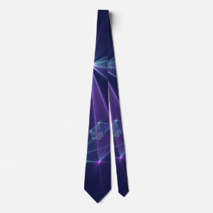 Constellation, Abstract Fantasy Fractal Art Tie