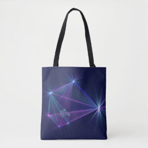 Constellation, Abstract Fantasy Fractal Art Tote Bag