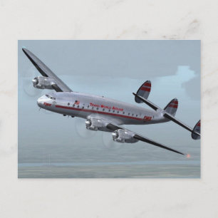 CONSTELLATION AIRCRAFT POSTCARD