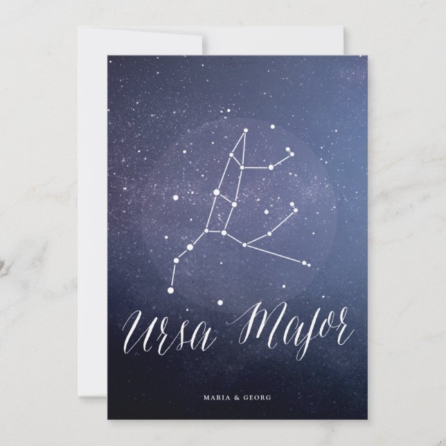 Constellation Celestial Table Number Ursa Major (Front)