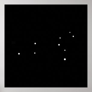 Constellation Leo by Leslie Peppers Poster