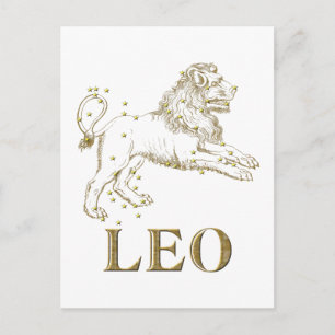 Constellation: Leo Postcard