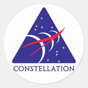 Constellation Logo Classic Round Sticker