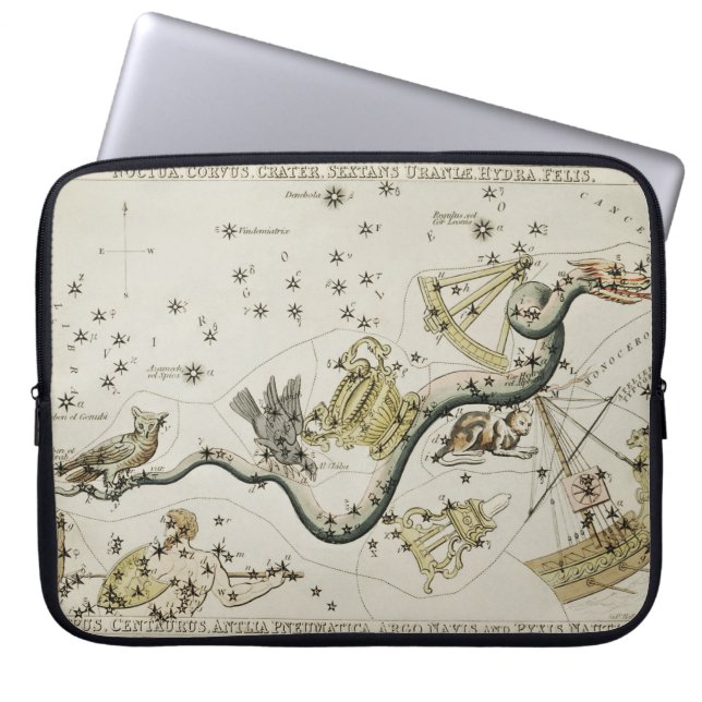 Constellation Noctua  Laptop Sleeve (Front)