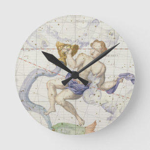 Constellation of Aquarius, plate 9 from 'Atlas Coe Round Clock