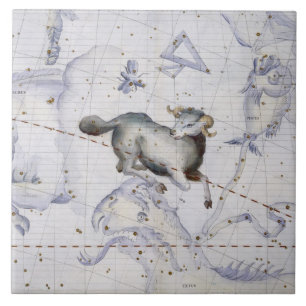 Constellation of Aries, plate 4 from 'Atlas Coeles Tile