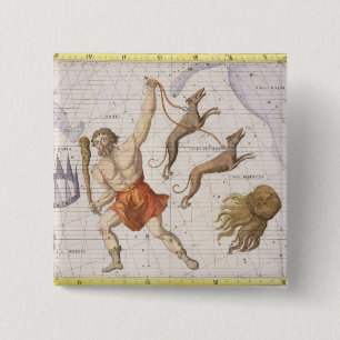 Constellation of Bootes, plate 20 from 'Atlas Coel 15 Cm Square Badge