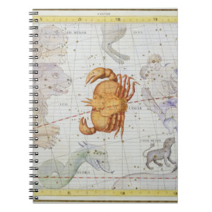 Constellation of Cancer, plate 4 from 'Atlas Coele Notebook