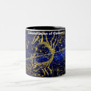 Constellation of Cancer Two-Tone Coffee Mug