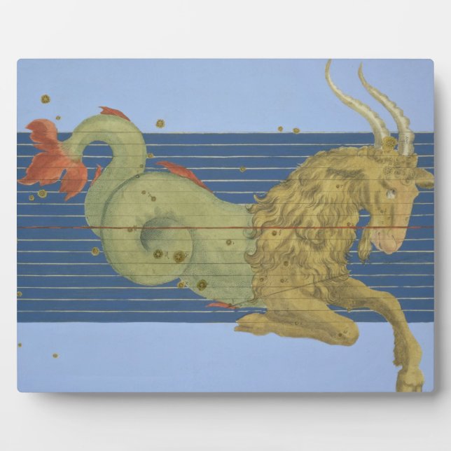 Constellation of Capricorn, from 'Uranometria' by Plaque (Front)