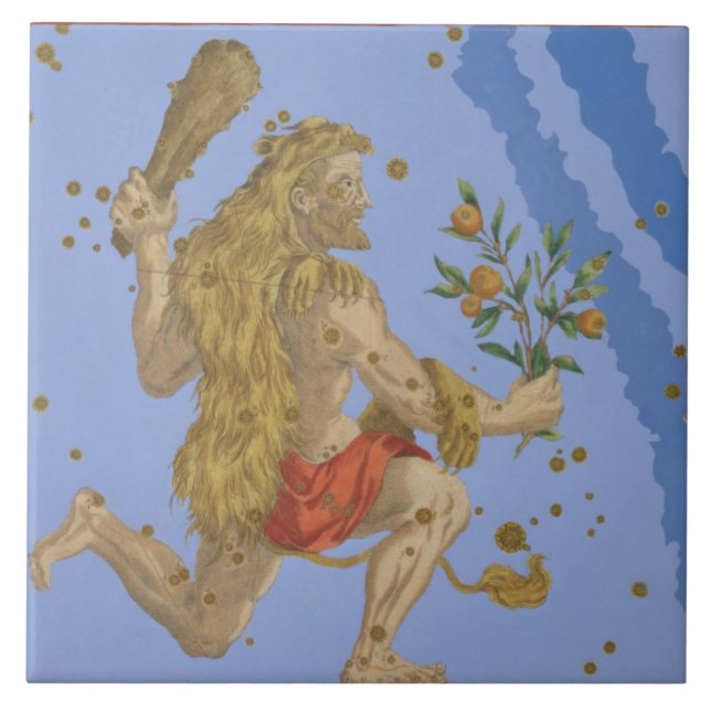 Constellation of Hercules Lion's Pelt, from 'Urano Tile (Front)
