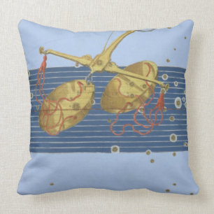 Constellation of Libra, from 'Uranometria' by Joha Cushion