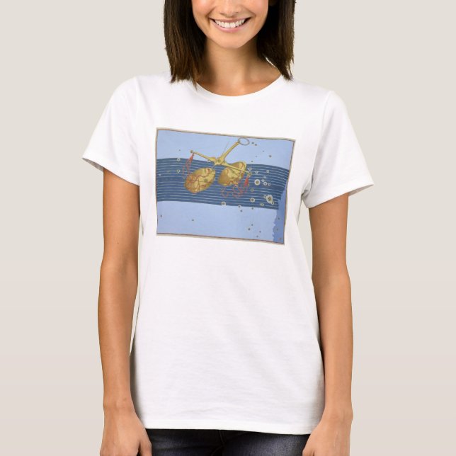 Constellation of Libra, from 'Uranometria' by Joha T-Shirt (Front)