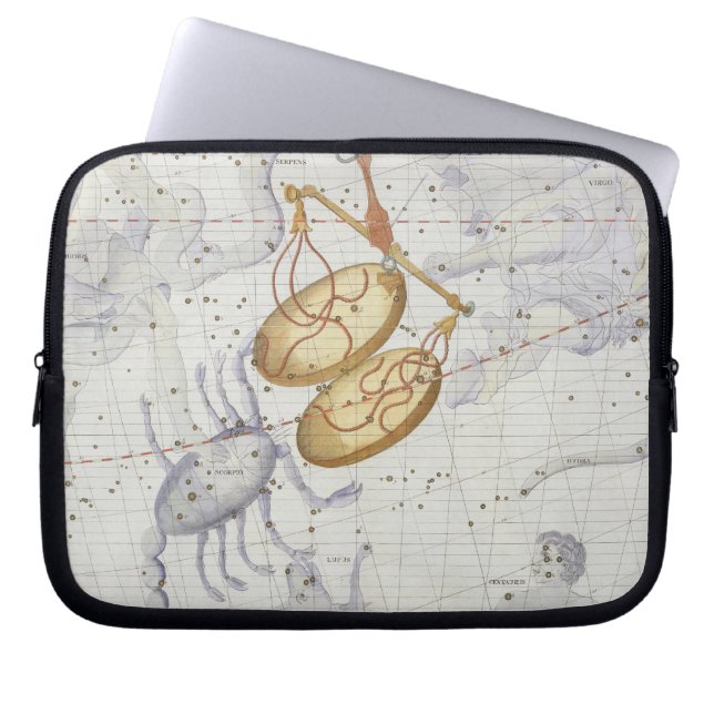 Constellation of Libra, plate 7 from 'Atlas Coeles Laptop Sleeve (Front)