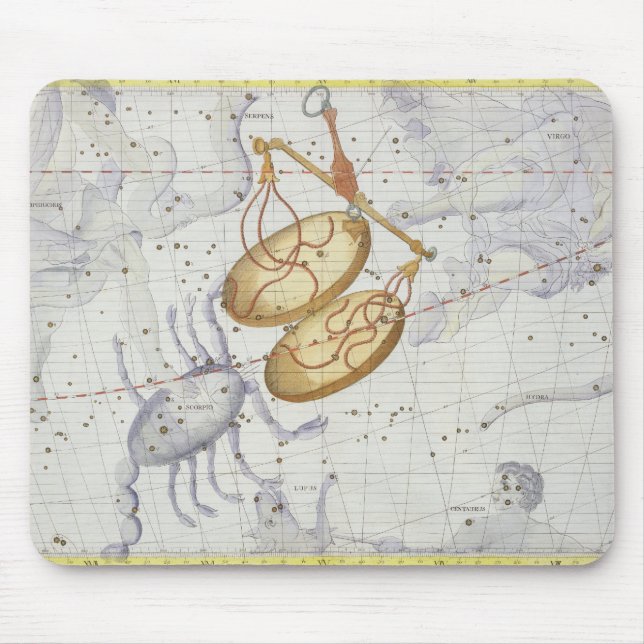 Constellation of Libra, plate 7 from 'Atlas Coeles Mouse Pad (Front)