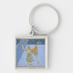 Constellation of Orion, from 'Uranometria' by Joha Key Ring