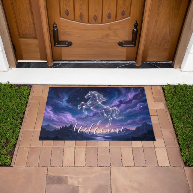Constellation of the Valiant Steed Doormat (Outdoor)