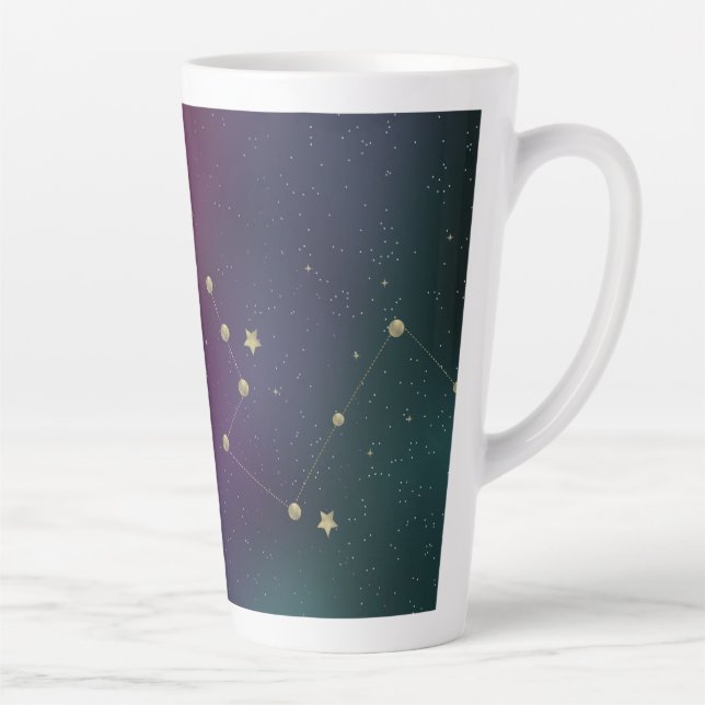 Constellation Ombré Galaxy  Latte Mug (Right)