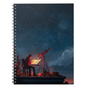 Constellation Rooftop Stargazer Notebook