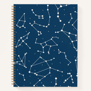 Constellation Star Pattern Notebook
