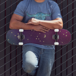 Constellation Stars Galaxy Skate Deck