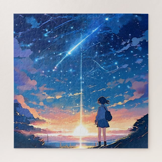 constellation with shooting stars jigsaw puzzle (Vertical)